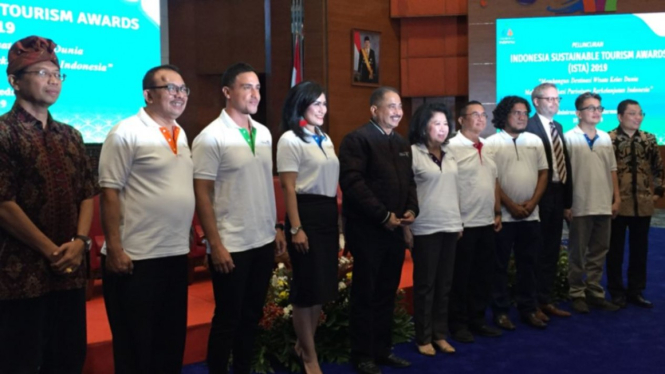 Konferensi pers Indonesia Sustainable Tourism Awards (ISTA) 2019