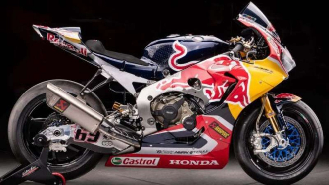 Motor bekas Nicky Hayden yang dijual.