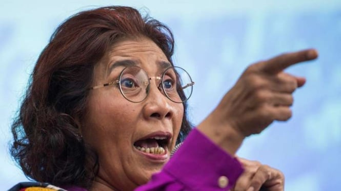 Menteri Kelautan dan Perikanan, Susi Pudjiastuti