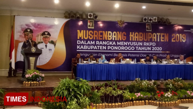 Musrenbang Kabupaten Ponorogo tahun 2019. (Foto: Evita Mukharohmah/TimesIndonesia)