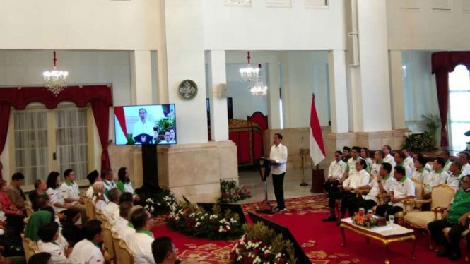 Presiden Jokowi buka rapat koordinasi dan diskusi nasional HKTI