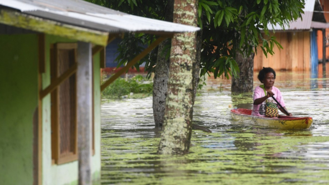 Dampak Banjir Sentani.