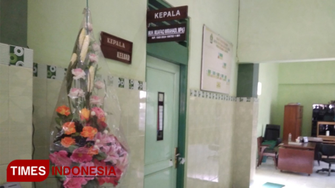 Ruang kerja Kepala Kemenag Gresik usai digeledah KPK (Foto: Akmal/TIMES Indonesia).