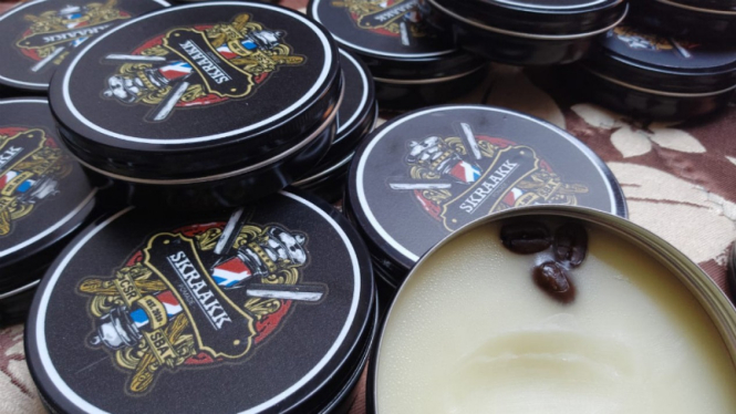 Pomade kopi dari Aceh.