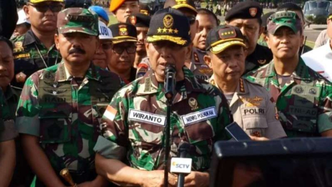 Menko Polhukam Wiranto.