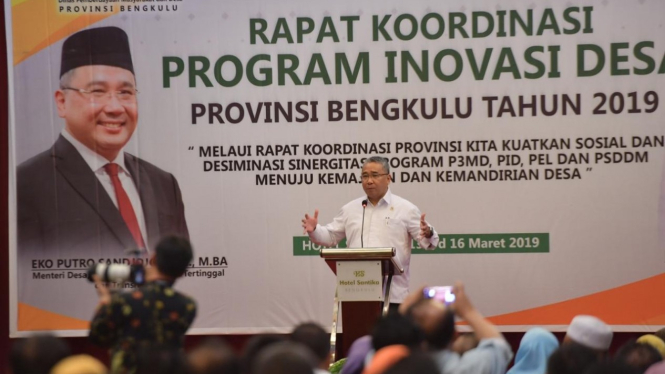 Rapat Koordinasi Program Inovasi Desa Provinsi Bengkulu Tahun 2019.