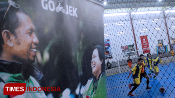 Gojek Gelar Kegiatan Festival Olahraga Mitra di Â 68 kota di Indonesia, termasuk di Kota Malang. (FOTO: Adhitya Hendra/TIMES Indonesia)