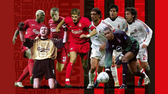 Laga klasik, Liverpool Legends Vs Milan Glorie