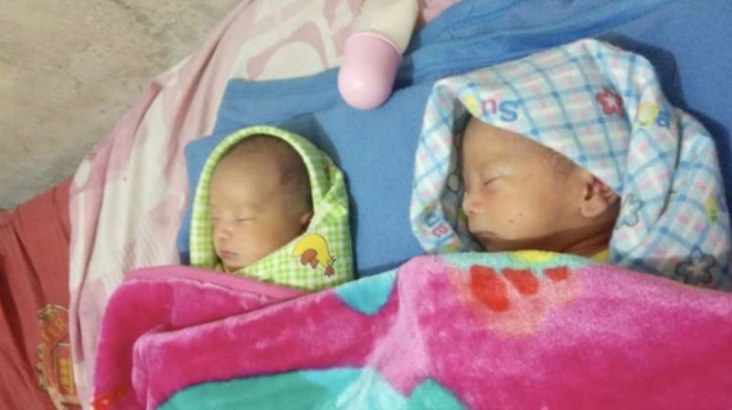 Dua bayi kembar laki-laki anak pasangan suami-istri warga Kabupaten Bandung Barat diberi nama Muhammad Prabowo dan Muhammad Sandiaga.