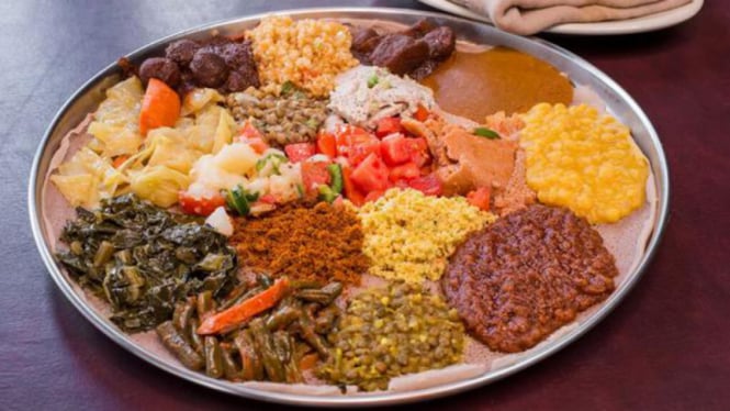 Beyainatu, kuliner khas Ethiopia.