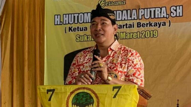 Ketua Umum Partai Berkarya Tommy Soeharto