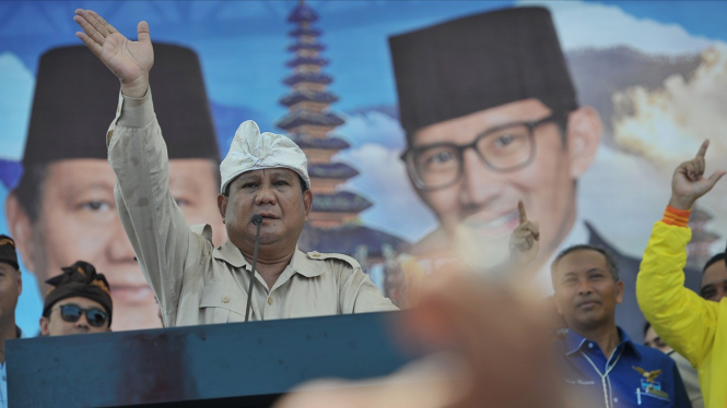 Kampanye Prabowo Subianto di Bali