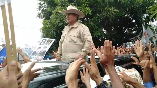 Capres nomor urut 02, Prabowo Subianto kampanye ke NTB