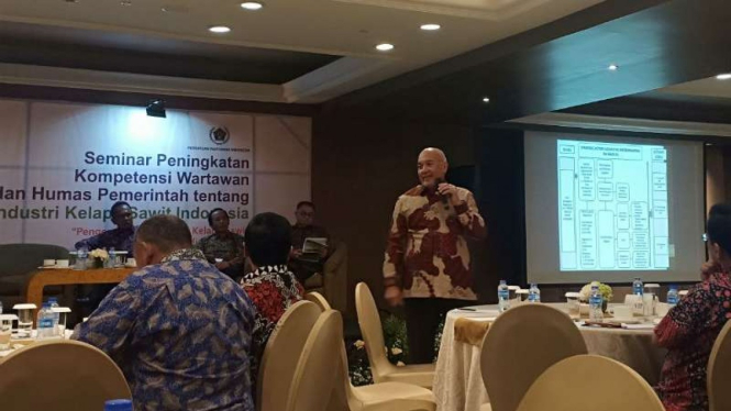 Ketua Umum Persatuan Wartawan Indonesia (PWI) Atal S Depari 