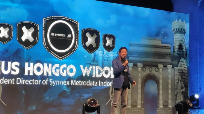 Presiden Direktur PT Synnex Metrodata Indonesia, Agus Honggo Widodo.