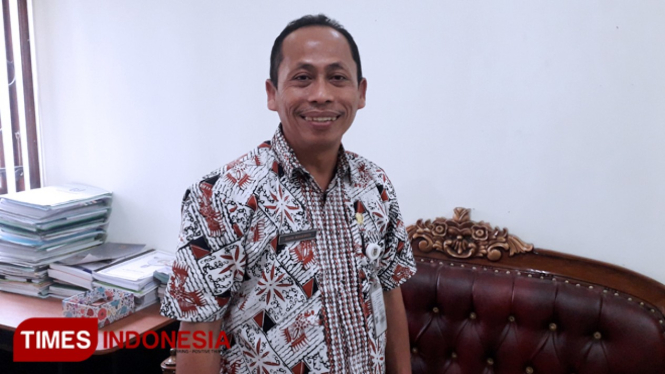 Kepala Dinas Pendidikan Kabupaten Tuban, Nur Khamid, Kamis, (28/03/2019) (FOTO: Achmad Choirudin/TIMESIndonesia)