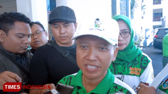 Sekretaris Daerah (Sekda) Kabupaten Tuban, Budi Wiyana, Jum"at, (29/03/2019) (Foto: Achmad Choirudin/TIMES Indonesia)