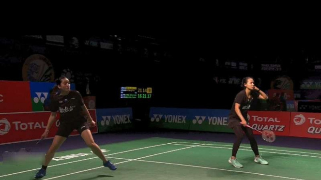 Della Destiara Haris/Tania Oktaviani Kusumah di India Open.