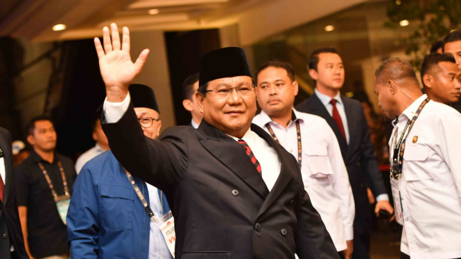 Capres nomor urut 02 Prabowo Subianto.