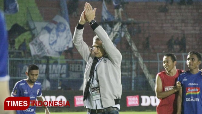 Pelatih Arema FC, Milomir Seslija. (FOTO: Dok. TIMES Indonesia)