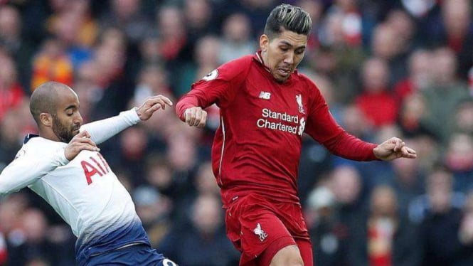 Pertandingan Premier League antara Liverpool kontra Tottenham Hotspur