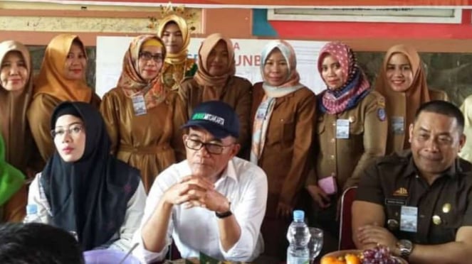 Menteri Pendidikan dan Kebudayaan Muhadjir Effendy usai memantau pelaksanaan Uji