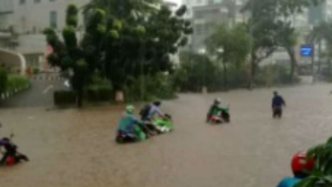 Banjir di kawasan Cawang, Jakarta Timur