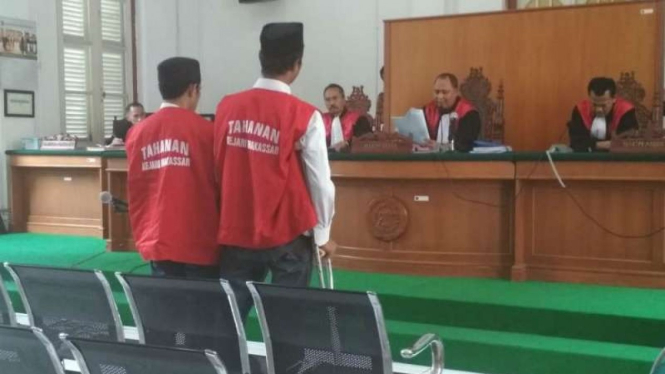 Dua begal di Kota Makassar divonis 18 tahun penjara, Selasa, 2 April 2019.