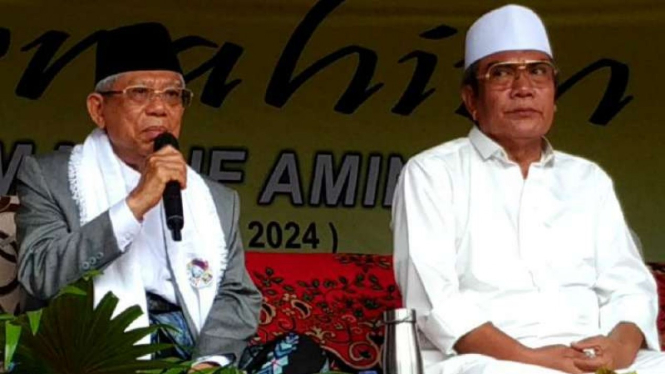 Calon wakil presiden nomor urut 01 Ma'ruf Amin