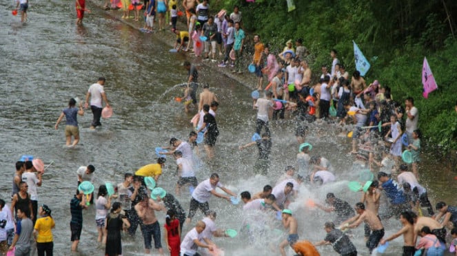 Festival Sonkran en Tailandia
