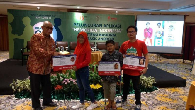 Peluncuran Aplikasi hemofilia Indonesia 
