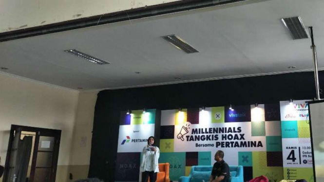 Acara bertema 'Millennials Tangkis Hoax Bersama Pertamina