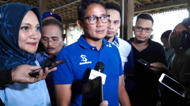 Cawapres nomor urut 02 Sandiaga Uno