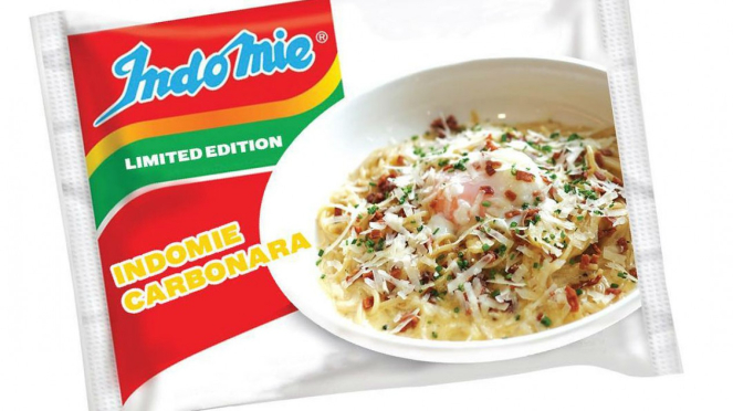 Hadir Indomie Carbonara Edisi Khusus Hanya di Restoran Ini