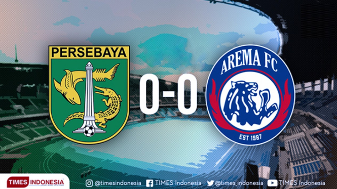 Persebaya vs Arema FC. (Grafis: TIMES Indonesa)