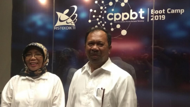 Konferensi pers program Calon Perusahaan Pemula Berbasis Teknologi (CPPBT)