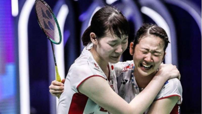Duet Mayu Matsumoto/Wakana Nagahara raih gekar juara dunia 2019.