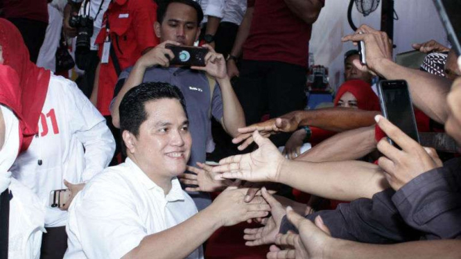 Ketua Tim Kampanye Nasional Joko Widodo-Ma'ruf Amin, Erick Thohir