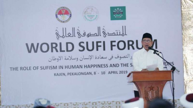 Menag Lukman Hakim Saifuddin di acara World Sufi Forum