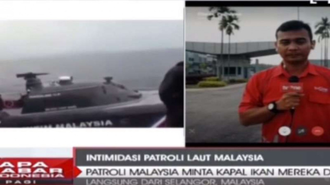 Kapal patroli Malaysia adang kapal Indonesia yang tangkap pencuri ikan