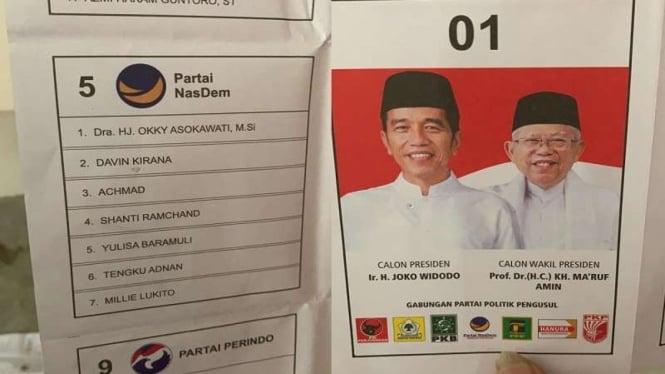 Ditemukan surat suara untuk Pilpres dan Pileg 2019 sudah dicoblos di Malaysia