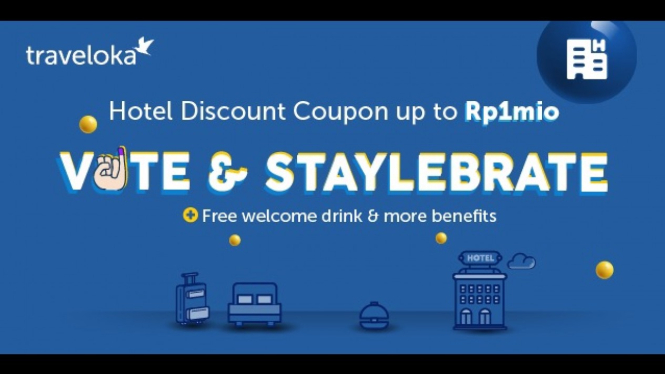 Promo Vote & Staylebrate Traveloka.