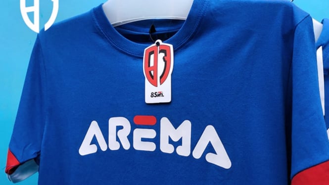 merchandise Arema 8Seven, Atribut dan Aksesoris Arema FC. (FOTO: Instagram/@aremadesign)