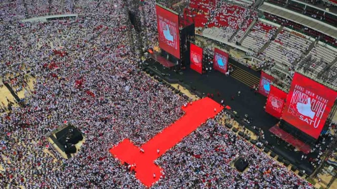 Kampanye Jokowi Putih Bersatu di GBK