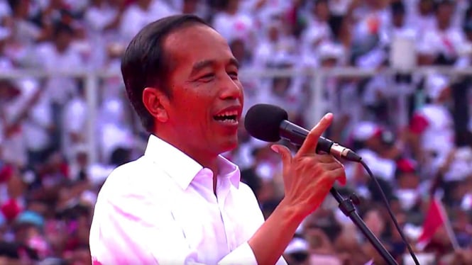 Kampanye Jokowi Putih Bersatu di GBK