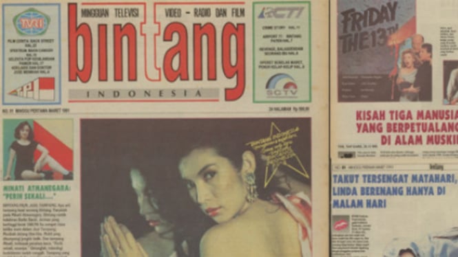 Edisi pertama tabloid Bintang Indonesia.