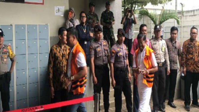 Idrus Marham gunakan hak pilih di Rutan KPK