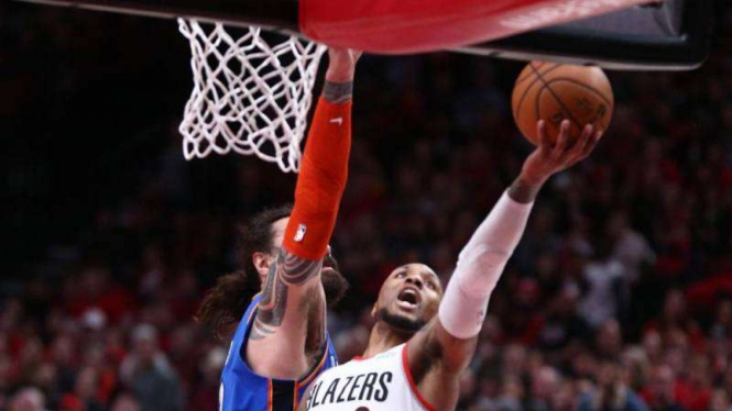 Laga Playoff NBA antara Oklahoma City Thunder kontra Portland Trail Blazers