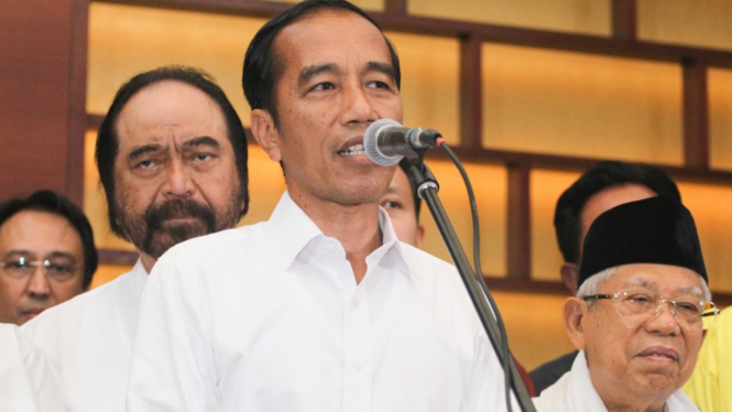 Konpres Jokowi-Ma'ruf Usai Pencoblosan
