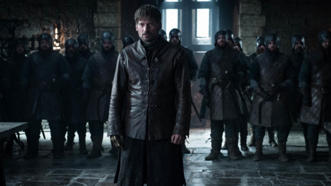 Jaime Lannister (Nikolaj Coster-Waldau) dalam Game of Thrones Season 8.